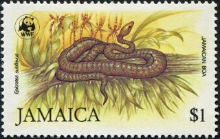Jamaica 1984 $1 Multicoloured Sg610 Cv £9.  00 F Mh Postage photo