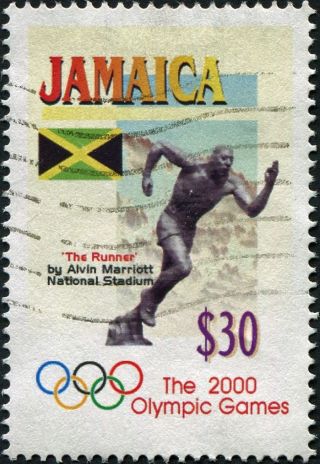 Jamaica 2000 $30 Multicoloured Sg983 Cv £1.  40 Vf Uh Postage photo