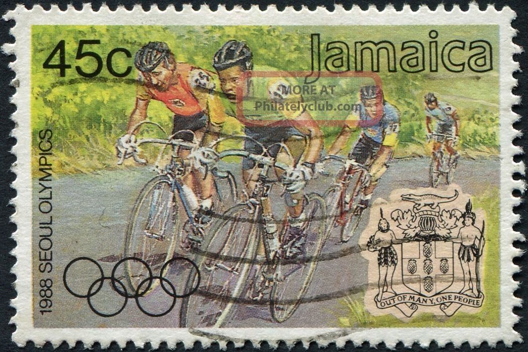Jamaica 1988 45c Multicoloured Sg723 Cv £0.  70 F Uh Postage Caribbean photo