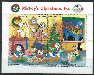 Grenada 1988 Sc 1661 - 1663 Disney Christmas Mickey Mouse photo