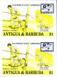 1987 Antigua & Barbuda 16th World Scout Jamboree Australia $1 Imperf Proofs (5) Caribbean photo 4