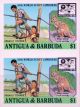 1987 Antigua & Barbuda 16th World Scout Jamboree Australia $1 Imperf Proofs (5) Caribbean photo 7