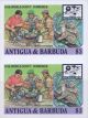 1987 Antigua & Barbuda 16th World Scout Jamboree Australia $3 Imperf Proofs (5) Caribbean photo 7