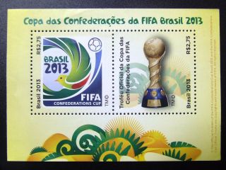 Brazil - 2013 - Stamp Commemorative - Fifa Confederations Cup - World Cup photo