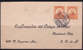 Mex 1921 Sayula To Ohio With A Scc314 And A Clear Cancel.  (ps247) photo