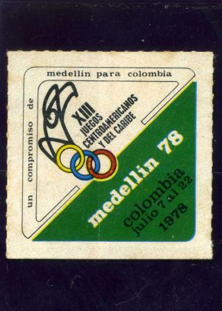 Medellin,  Xiii Juegos Centro - Americanos Y Del Caribe/78 - Cinderella Colombia photo