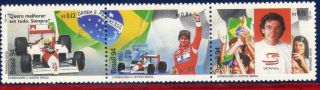 2519 Brazil 1994 Autosports,  Ayrton Senna,  Automobiles,  Formula 1,  Mi 2623 - 25 photo