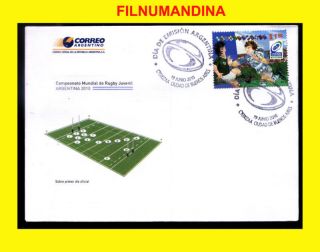 Argentina 2010 Sports Rugby Fdc photo