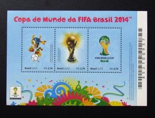 Brazil - Stamp - Fifa World Cup 2014 - Commemorative photo