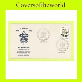 Argentina 1983 Scouts 60th Anniv.  Special Cancel Cover photo