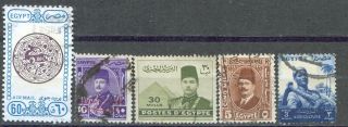 Egypt,  1936 - 194;1946 - 234b; 1952 - 247; 1954 - 370; 1989 - C200, photo