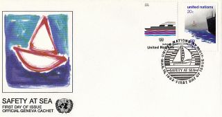 United Nations 1983 Safety At Sea First Day Cover York Shs photo