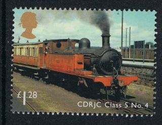 Classic Locomotives Northern Ireland Cdrjc Class 5 No.  4 On 2013 Gb Stamp Nh photo