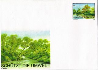 United Nations 1995 S7 Pre Paid Envelope Vienna photo