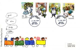 11 July 1979 International Year Of The Child Po Fdc Appropriate Hartfield Cds photo