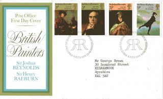 4 July 1973 British Painters Post Office First Day Cover Bureau Shs photo