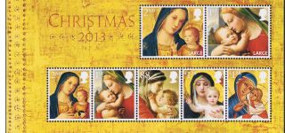 Gb 2013 Christmas Madonna And Child Classic Art Images Mini - Sheet - Nh photo