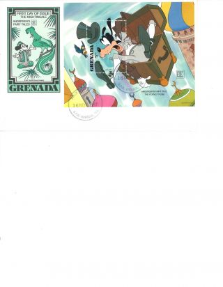 Variety Of Disney Stamp Fdc ' S From Grenada Grenadines photo