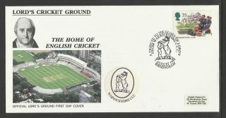 Gb 1994 Summertime Lord ' S Cricket Ground Fdc Warwickshire Pictorial Postmark photo