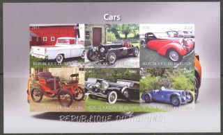 2011 Old Cars Vi (i) Imperf.  Sheet Of 6 Mdcb3027 photo