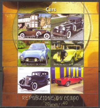2011 Old Cars Iv Sheet Of 6 Mdcb3024 photo
