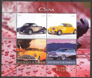 2011 Old Cars X Sheet Of 4 Mdcb3012 photo