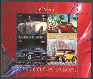 2011 Old Cars Vii Sheet Of 4 Mdcb3009 photo