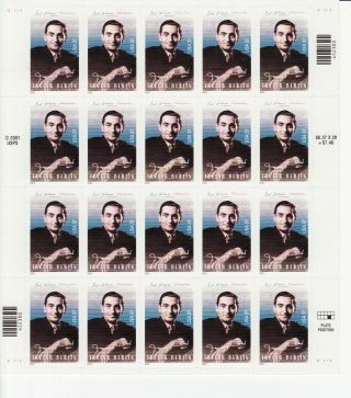 Irving Berlin Stamp Sheet - - Usa,  3669,  37 Cent photo