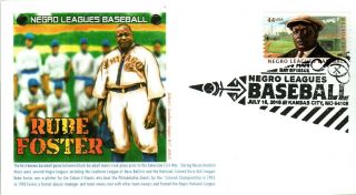 Graebner Chapter Afdcs 4466 Negro Leagues Baseball Rube Foster Stamp photo