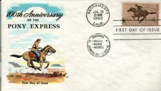 Fluegel 1154 100th Ann Pony Express Sacramento St.  Joe. photo