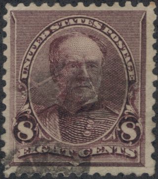 Tmm Us Stamp 1890 - 93 Scott 225 F/vf Used/light Hinge/medium Cancel photo