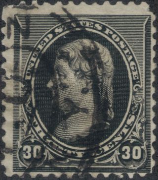 Tmm Us Stamp 1890 - 93 Scott 228 F/vf Used/light Hinge/medium Cancel photo