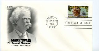 4545 Mark Twain,  Artcraft,  Fdc photo