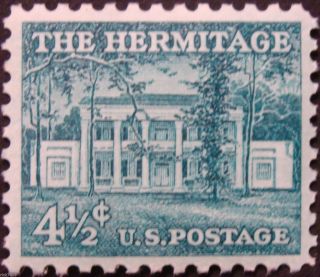 Stamp Us 4 1/2c The Hermitage,  Cat.  1037 Nh/og photo