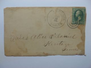 Tennessee,  Bell ' S Depot Cover Front To Kenton,  Tenn Jul 29,  1882 W/ 207 Stamp &pm photo