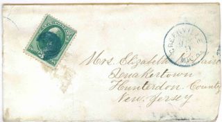 Greenville,  Michigan To Quakertown,  Jersey Lady ' S Cover Blue Markings photo