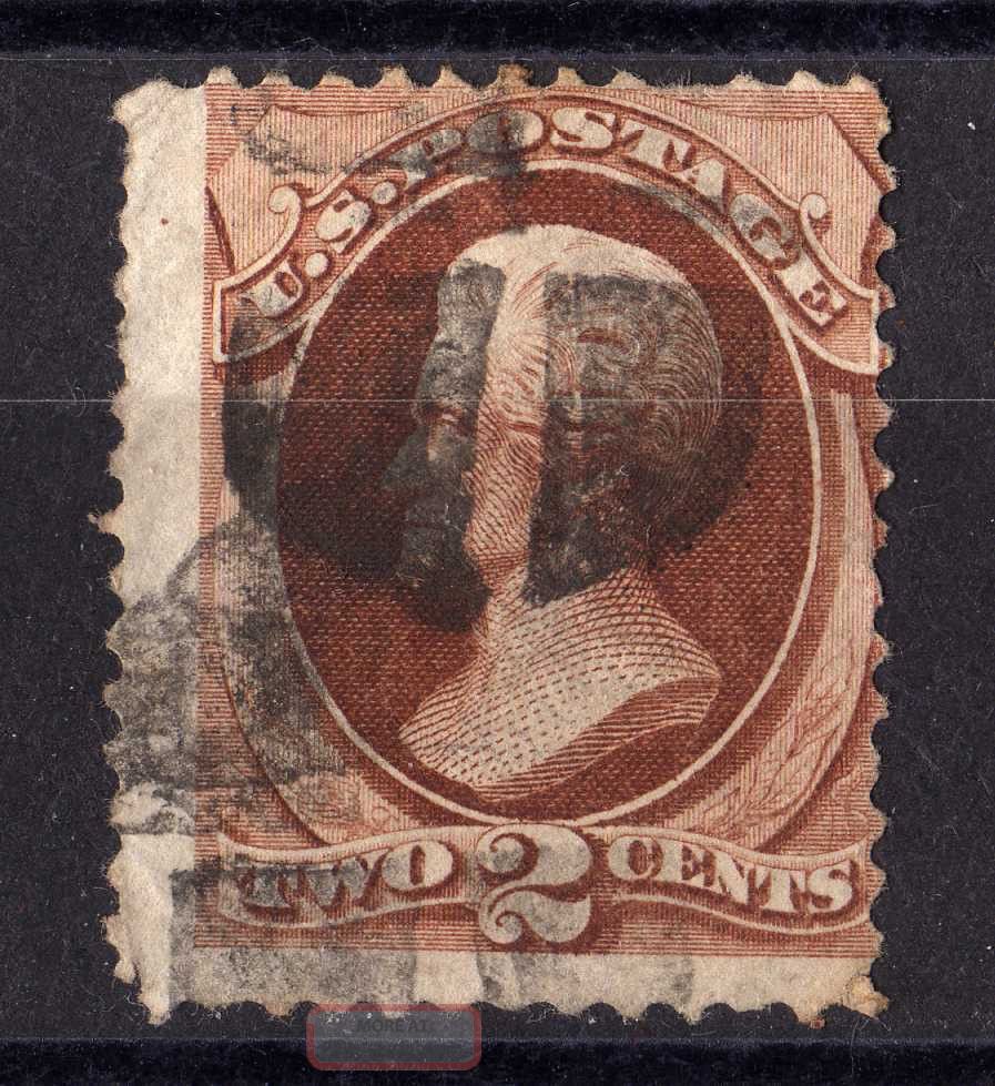 016 Us Stamp Scott 146 2c Jackson Red Brown