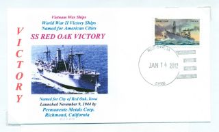 Uss Red Oak Victory Ak - 235 Ship Named For Red Oak,  Iowa,  Museum Ship Richmond,  Ca photo