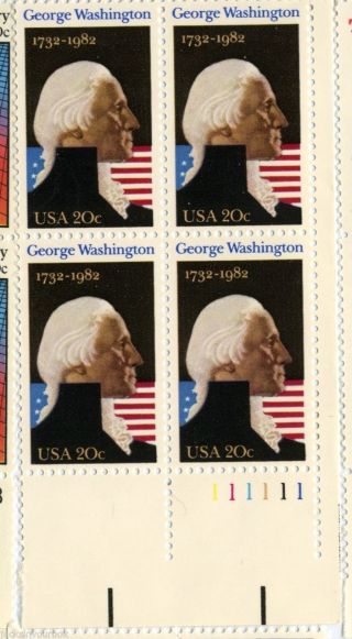 1952 Pb,  George Washington,  1732 - 1982,  20 Ct,  Buy 3+ Ships, photo