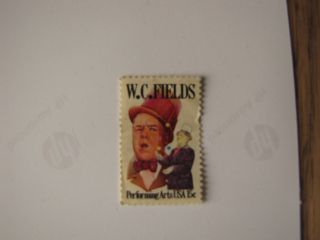 Usa - 1980 - 15 Cents Comedian W.  C.  Fields Performing Arts Postage Stamp photo