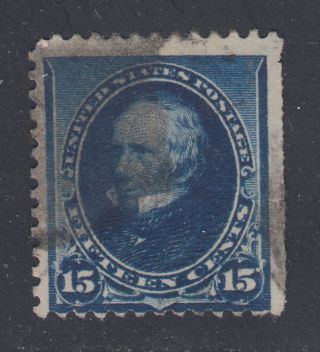 Usa 227 1890 15¢ Indigo Henry Clay Small American Bank Note photo