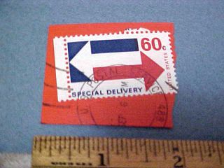(1) 60 - Cent Special Delivery Stamp - photo