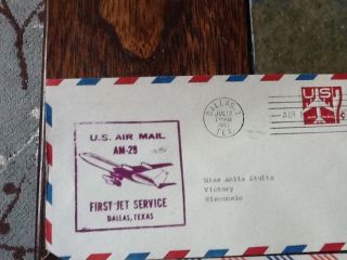 Us First Day Issue 1962,  63 And 68 1st Jet Service,  A.  Earhart,  Airmail 50th photo