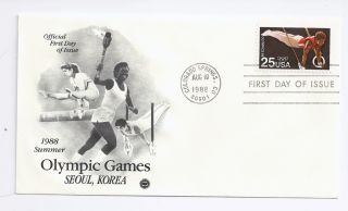 Scott 2380,  First Day Cover 8/19/88 Colorado Springs Single Olympic Games photo