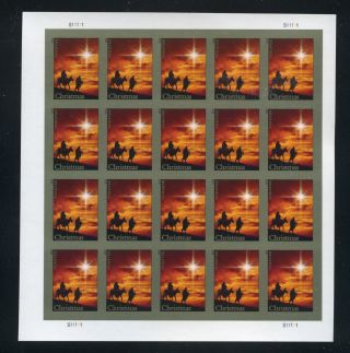 No Die Cut Imperforate 2013 Holy Family Christmas Pane Of 20 From Press Sheet photo