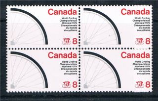 Canada 1974 Cycling Championship Blk 4 Sg 784 photo