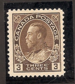 King George V Admiral 3 Cents Brown 108 Mh + Vf photo