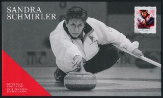 Canada 2706 On Fdc - Winter Olympics,  Sandra Schmirler,  Curling photo