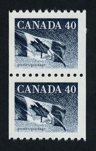 Canada 1194c Coil Pair Flag photo