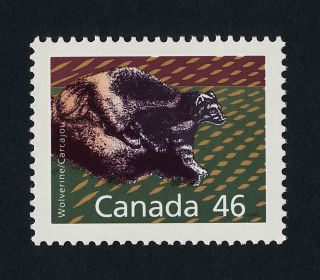 Canada 1172a Animal,  Wolverine photo